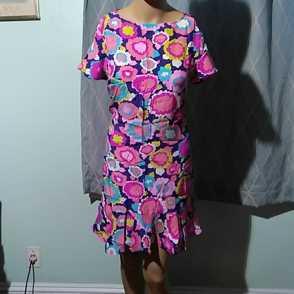 Medium silk colorful dress